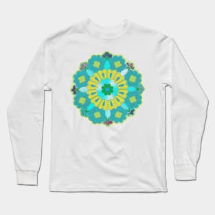 PERSIAN FLOWERS PATTERN V.3 Long Sleeve T-Shirt